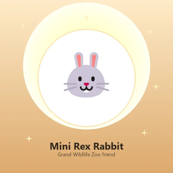 Mini Rex Rabbit portrait
