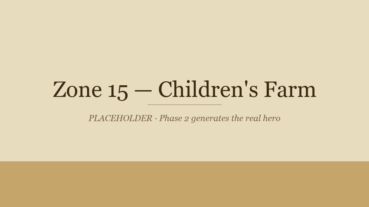 Children's Farm hero illustration