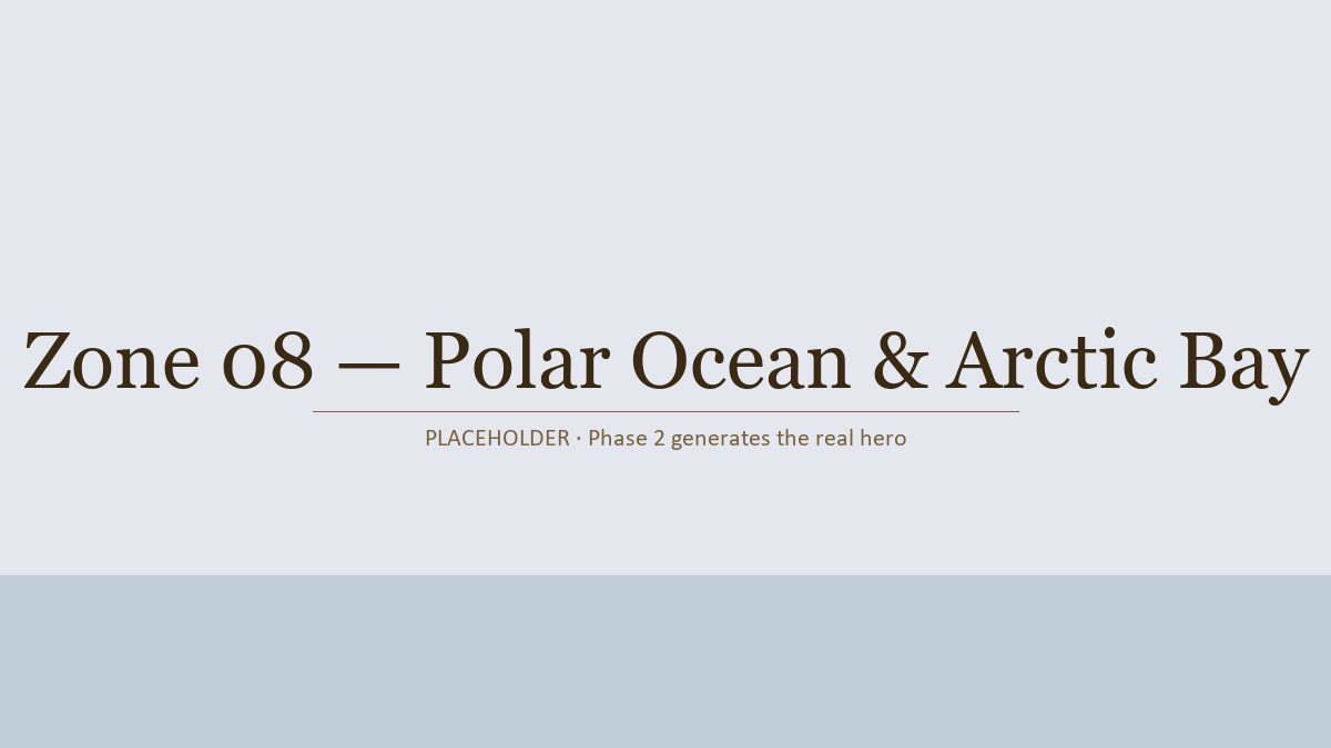 Polar Ocean & Arctic Bay hero illustration